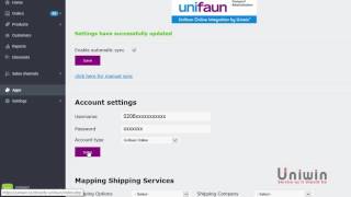 How to connect the app to Unifaun [upl. by Achorn]