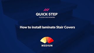 How to install QuickStep laminate stair covers [upl. by Pauwles566]