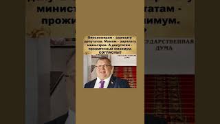 Пенсионерам  зарплату депутатов а депутатам  прожиточный минимум Хорошее решение [upl. by Bryna]