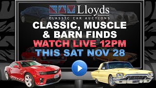 Lloyds Classic Car Auction November 2020 [upl. by Diarmit]