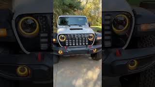 Suparee 9” Halo LED Headlights and Halo fog lights for JEEP Gladiator amp Wrangler JL [upl. by Eanehs]