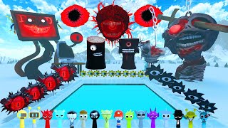 I FOUND ALL PHASE INCREDIBOX SPRUNKI SPARTAN KICKING in BIG HOLE TOXIC Garrys Mod [upl. by Astor459]