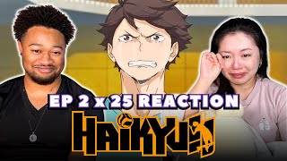 NOT READY TO SAY GOODBYE  Haikyuu S2 Ep 25  Seijoh Bonus Scene FIRST TIME REACTION [upl. by Aihsekin704]