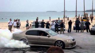 2JZ Toyota Aristo Baddest Burnout [upl. by Xilef871]