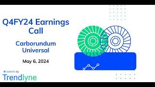 Carborundum Universal Earnings Call for Q4FY24 [upl. by Aisinoid640]