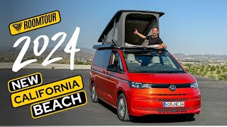 VW Beach California  Roomtour der Camping Bus Weltpremiere auf T7 [upl. by Pallaton]