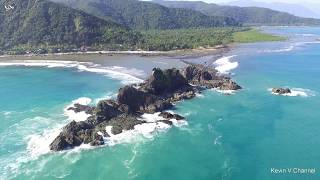 Philippines  Cemento Cobra Reef  Dela Torre Beach Baler  Aerial Footage  VLOG NO 18 [upl. by Idoux110]