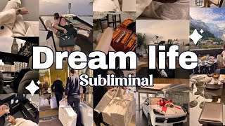 Dream Life with Ultimate Subliminal  2025 vision board Love beauty Seft concept [upl. by Enawtna]