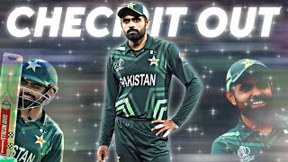 CHECK IT OUT ft Babar Azam  Beat Sync  Shadab e Cricket babarazam [upl. by Luapleahcim]