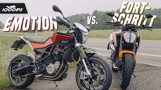 Früher war alles besser SCHWACHSINN Husqvarna Nuda 900 R vs KTM 790 Duke im TestVergleich [upl. by Haman864]