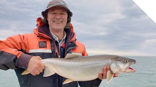 Lake trout with bonus salmon [upl. by Sorcha]