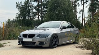 E92 lci space grey in the forest m3 style mirror caps light JR SL01 wheels michelin ps4s tyres [upl. by Selym574]