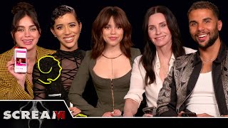 The Cast Of Scream VI Finds Out Which Original Characters They Are [upl. by Einnaffit]