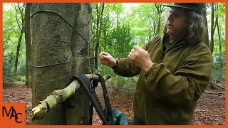 How to Set Up a Basic Ridgeline for Tarp Camping [upl. by Marylynne957]