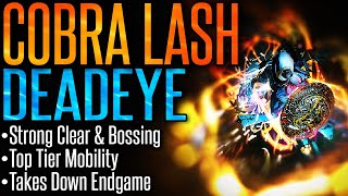 【Path of Exile  Outdated】Cobra Lash Deadeye –Build Guide– Absurd Projectile Chaining [upl. by Naegem852]