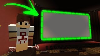 IMPOSSÍVEL ACHAR ESSA CASA CAMUFLADA NO CINEMA   MINECRAFT [upl. by Ahsinrat302]