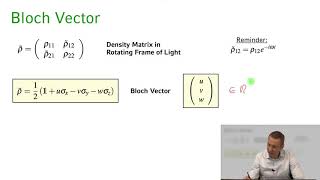 Quantum Optics  01 Lecture 10 The Bloch Vector [upl. by Nilesoj772]