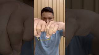 Easy Rubber Band Trick – Simple and Fun to Try shorts magic Dây Thun đơn giản [upl. by Haakon]