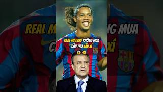 Florentino Pérez Sai Lầm Thế Nào Khi Từ Chối Ronaldinho 😱 football bongda [upl. by Einnahc572]