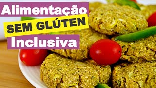 HAMBÚRGUER DE QUINOA  SEM GLÚTEN  SEM LACTOSE  ALIMENTAÇÃO INCLUSIVA  FIT  SAUDÁVEL  GOSTOSO [upl. by Ydnab660]