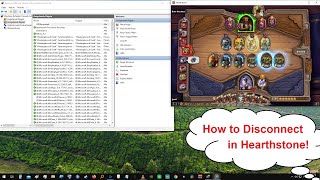 Easy Way to Quick RelogDisconnect in Hearthstone Battlegrounds without any Tools Relog Macro [upl. by Gennifer]