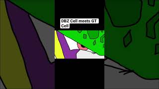 DBZ Cell meets GT Cell shorts dragonballz dragonballgt [upl. by Jaclyn]