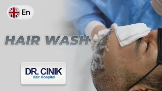 Dr Cinik Hair Wash  Hair Transplant  Dr Emrah Cinik [upl. by Ttennaej]