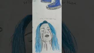 Never felt so alone Lyrics art🎧creativelyricsartbillieeilish suscribe🤗🥀 [upl. by Nylassej]