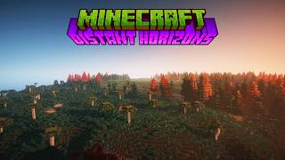 MINECRAFT Distant HORIZONS  REALISTISCH😲 [upl. by Anyr594]