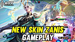 AOV  NEW SKIN ZANIS GAMEPLAY  ARENA OF VALOR LIÊNQUÂNMOBILE ROV [upl. by Thorstein]