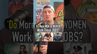 Do More MEN Or WOMEN Work These Jobs shorts men women jobs work guessinggame [upl. by Hsiri]