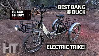 Lectric XP TRIKE Review  Budget Folding Electric Bike For Seniors Disabled [upl. by Aivek]