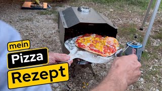 Mein Pizza Rezept für Deine Campingtour  Pizza im Wohnmobil backen  ja das geht [upl. by Pulcheria]