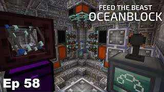 FTB Oceanblock 1165  Episode 58 Draconic Evolution Automated Fusion Crafting [upl. by Dopp]