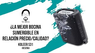 ¿La mejor bocina sumergible en relación preciocalidad Koleer S31 [upl. by Adnohsak954]