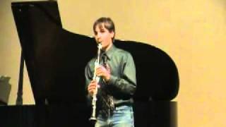 Finzi  Fughetta clarinet [upl. by Naeerb]