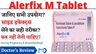 Alerfix M Tablet Uses amp Side Effects in Hindi [upl. by Ulani]