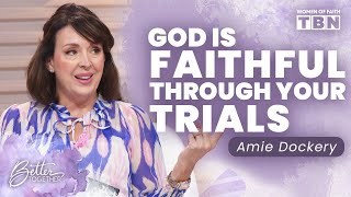 Amie Dockery Gods Faithfulness Shines Brightest in Dark Times  Women of Faith on TBN [upl. by Erodeht]