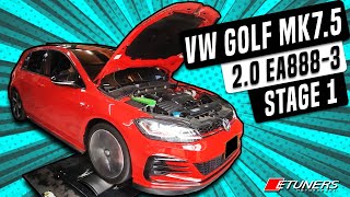 VW Golf MK75 Stage 1 con 320whp y 559nm [upl. by Particia]