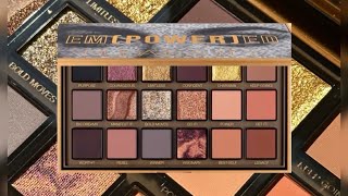 Huda Empowered paletta 💄makeup hudabeauty huda Empowered swatches [upl. by Kin]