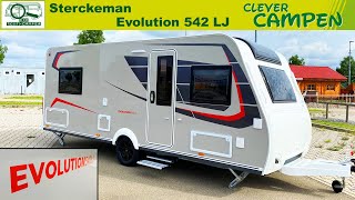 Sterckeman Evolution 542 LJ Innovativer EinzelbettenGrundriss im Test  ReviewTest Clever Campen [upl. by Anitsua498]