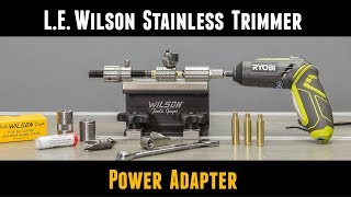 Speed and Precision Wilson Case Trimmer Power Adapter [upl. by Sivam]