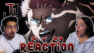 HES FINALLY BACK 🔥 Jujutsu Kaisen 2x23 REACTION [upl. by Naujat]