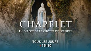 Le Chapelet depuis la Grotte de Lourdes  18012024 [upl. by Yard]