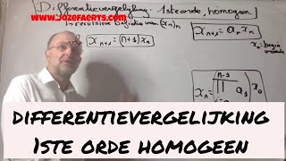 350 Differentievergelijking 1ste orde en homogeen [upl. by Mclain]