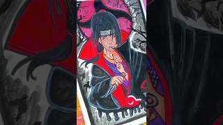 Itachi uchiha Part 2 😎🔥 artist shorts itachiuchiha part2 animepainting itachi Artistng [upl. by Nap]