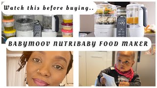 WHAT WE DISCOVERED ABOUT WEANING OUR BABY UNBOXING A NEW BABY FOOD MAKER BABYMOOV NUTRIBABYRECIPE [upl. by Armitage205]