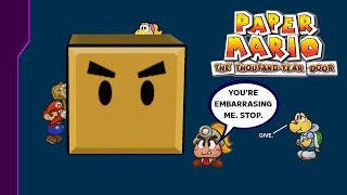 Insane Tetris Addict plays Paper Mario TTYD 2 Trying to break a box [upl. by Rattan]