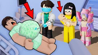 Yuta Hamil Melahirkan Bayi 😱  Mio Baby Celine Panik Ketuban Pecah Bawa Ambulan  ROBLOX [upl. by Airahs]