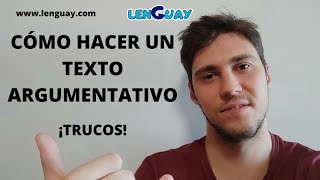 Cómo hacer un texto argumentativode opinióncrítico Bachillerato Selectividad lengua 6 EVAU PEVAU [upl. by Kidder]